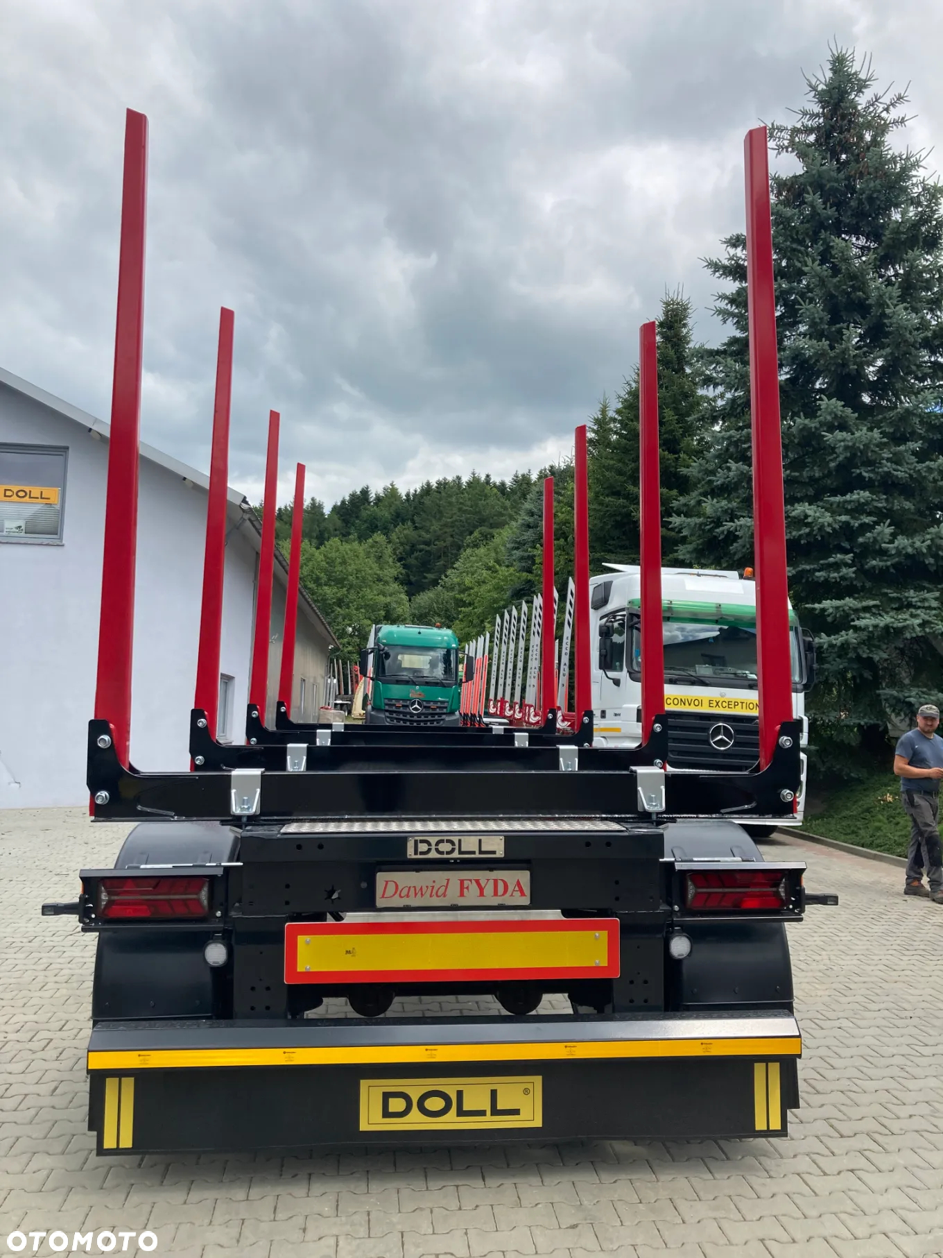 Doll Doll A2K-LE64 Nowa przyczepa 2 osiowa do transportu drewna - 3