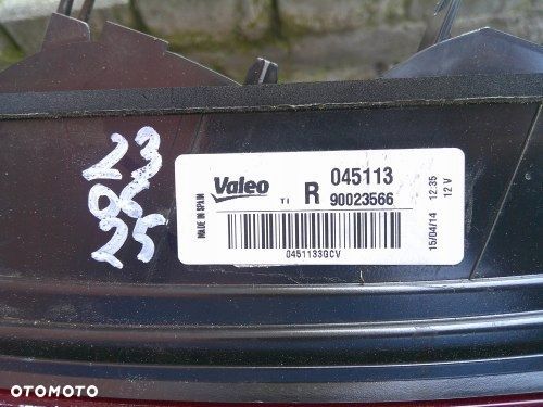 Seat Leon III 5F HB 12+ LAMPA TYLNA PRAWA KLAPA ORYGINAŁ 90023566 - 3