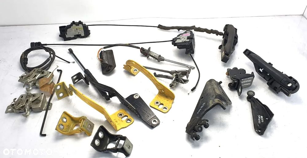 Zamek maski zawias drzwi Kangoo II III prowadnica rolka drzwi klamka - 1