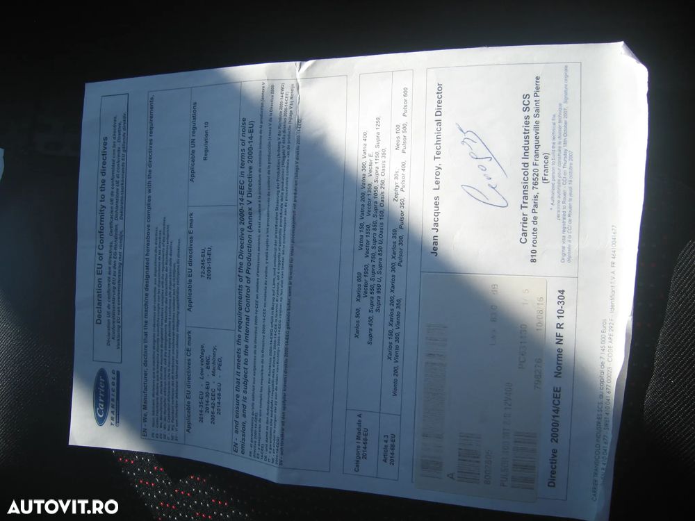 Peugeot BOXER FRIG CARRIER , DOUA CAMERE FRIGORIFICE , PRIZA 220 - 26