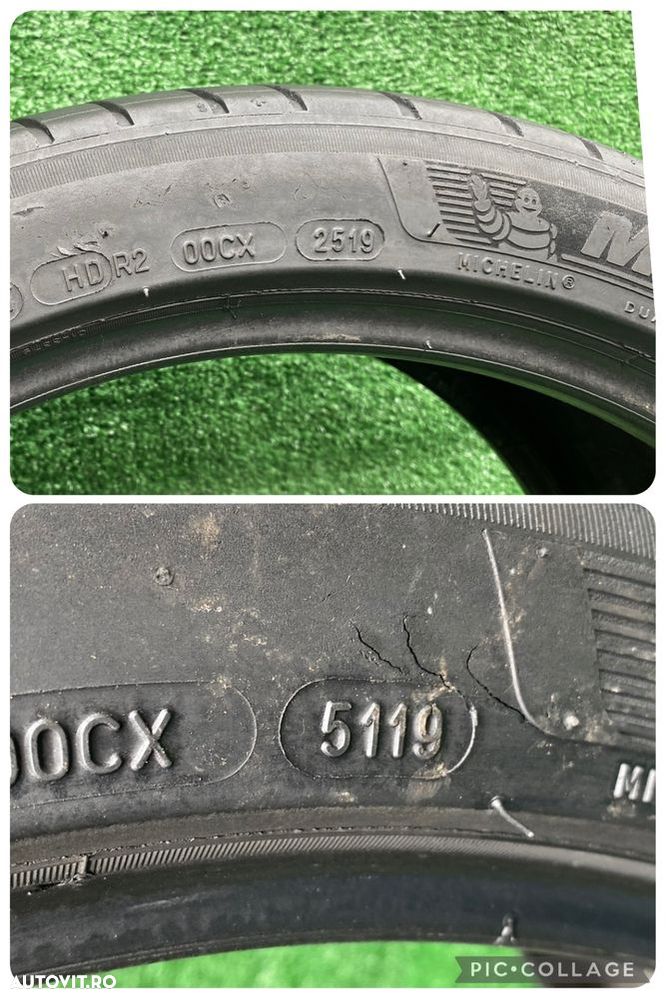 Set 4 anvelope vara 225 45 19 Michelin PilotSport4  Dot 2519 4mm - 8