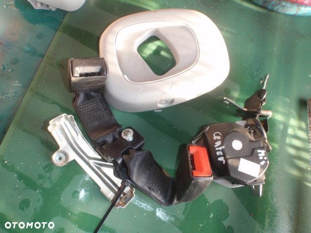 pas bezpieczeństwa fiat panda tył tylny center. posiadam wszystkie części - 1