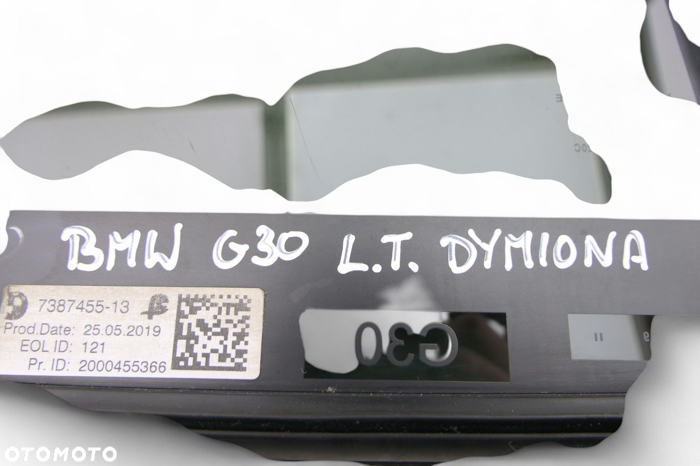 Szyba lewy tył trójkąt BMW G30 dymiona 7387455 - 9