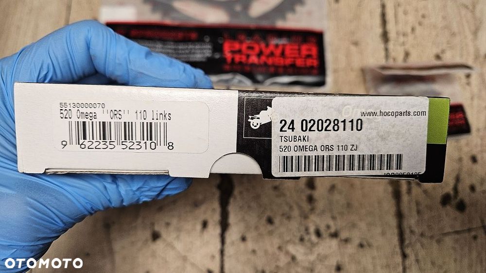 Zestaw napędowy Tsubaki Chainkit łańcuch 520 zębatki 16/47 Aprilia Pegaso 650 - 7
