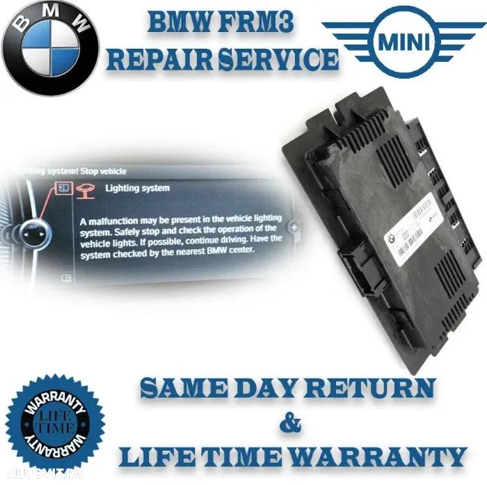 Reparatie FRM 3 Modul Lumini Calculator BMW Mini Seria 1 3 X5 X6 X1 - 1