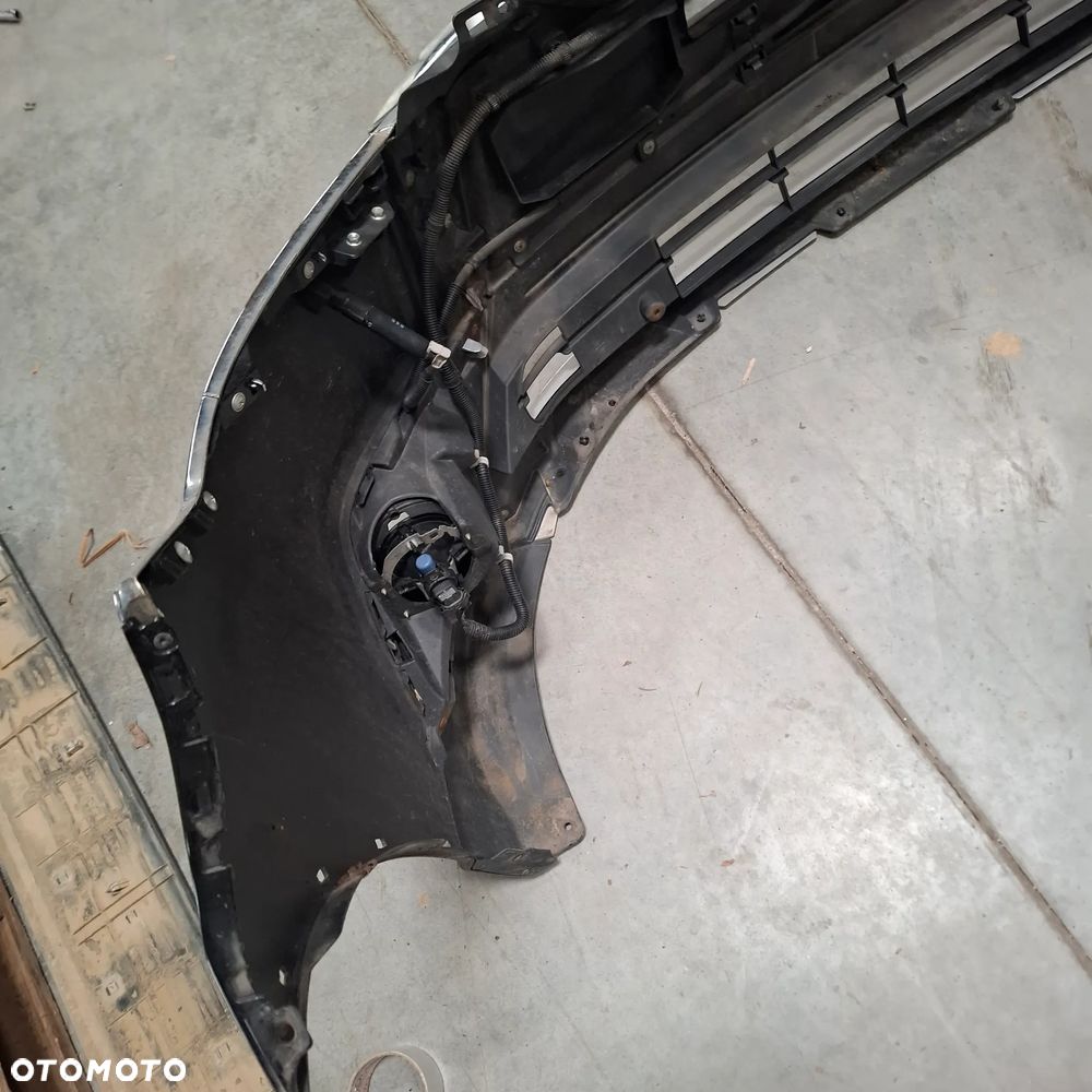 MITSUBISHI OUTLANDER III 3 15- LIFT ZDERZAK PRZÓD KOMPLETNY CHROMY x42 czarny w kolor demontaz - 16