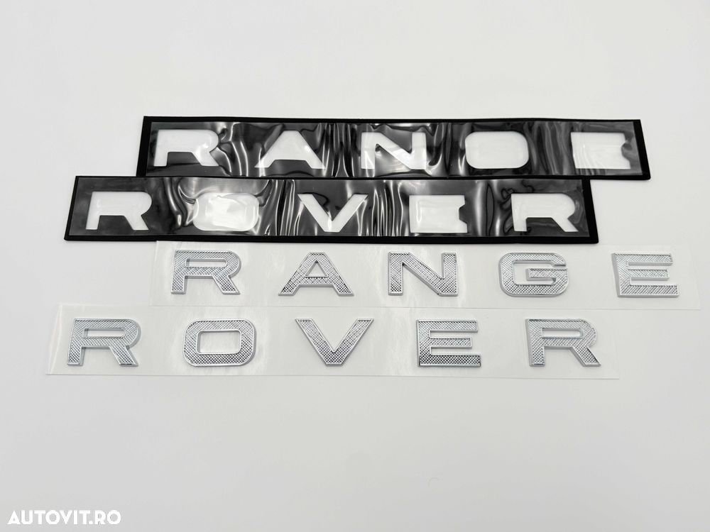 Emblema Compatibila Range Rover fata/spate crom diamant - 2