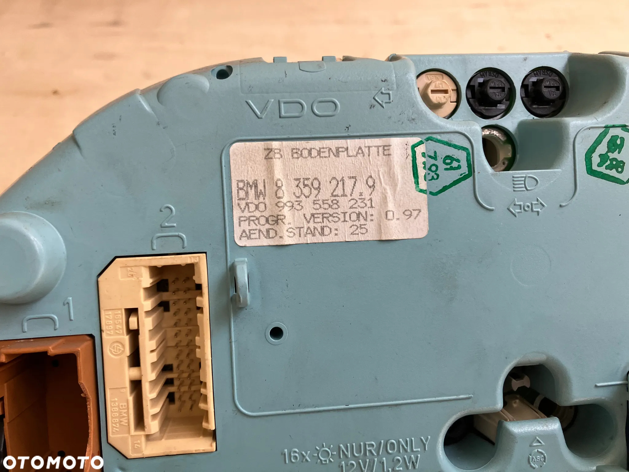 LICZNIK BMW E32 V8 M60 AUTOMAT 3.0 4.0 B30 B40 ZEGARY 8359217 - 5