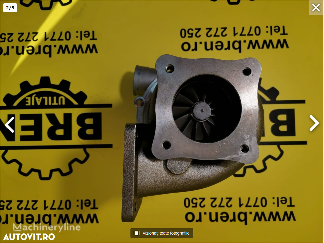 Turbocompresor motor ISUZU (1-14400332-0) pentru excavator HITACHI nou - 2