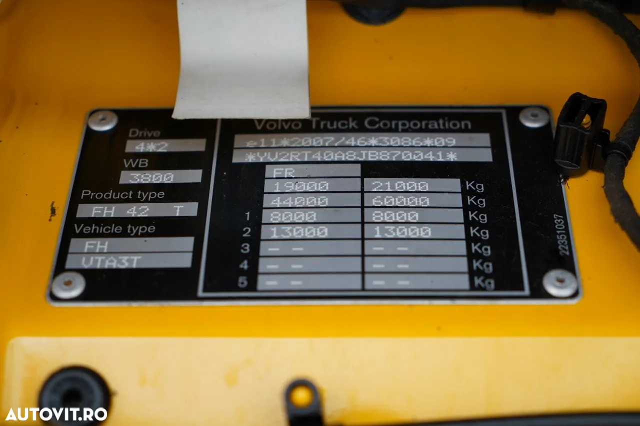 Volvo FH 500 / HIDRAULICĂ / RETARDER / IMPORTAT / DUPĂ CONTRACTUL DE SERVICE - 36