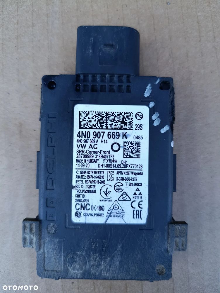 VW TOUAREG III 3 CR7 RADAR ASYSTENT ZMIANY PASA RUCHU 4N0907669K - 2