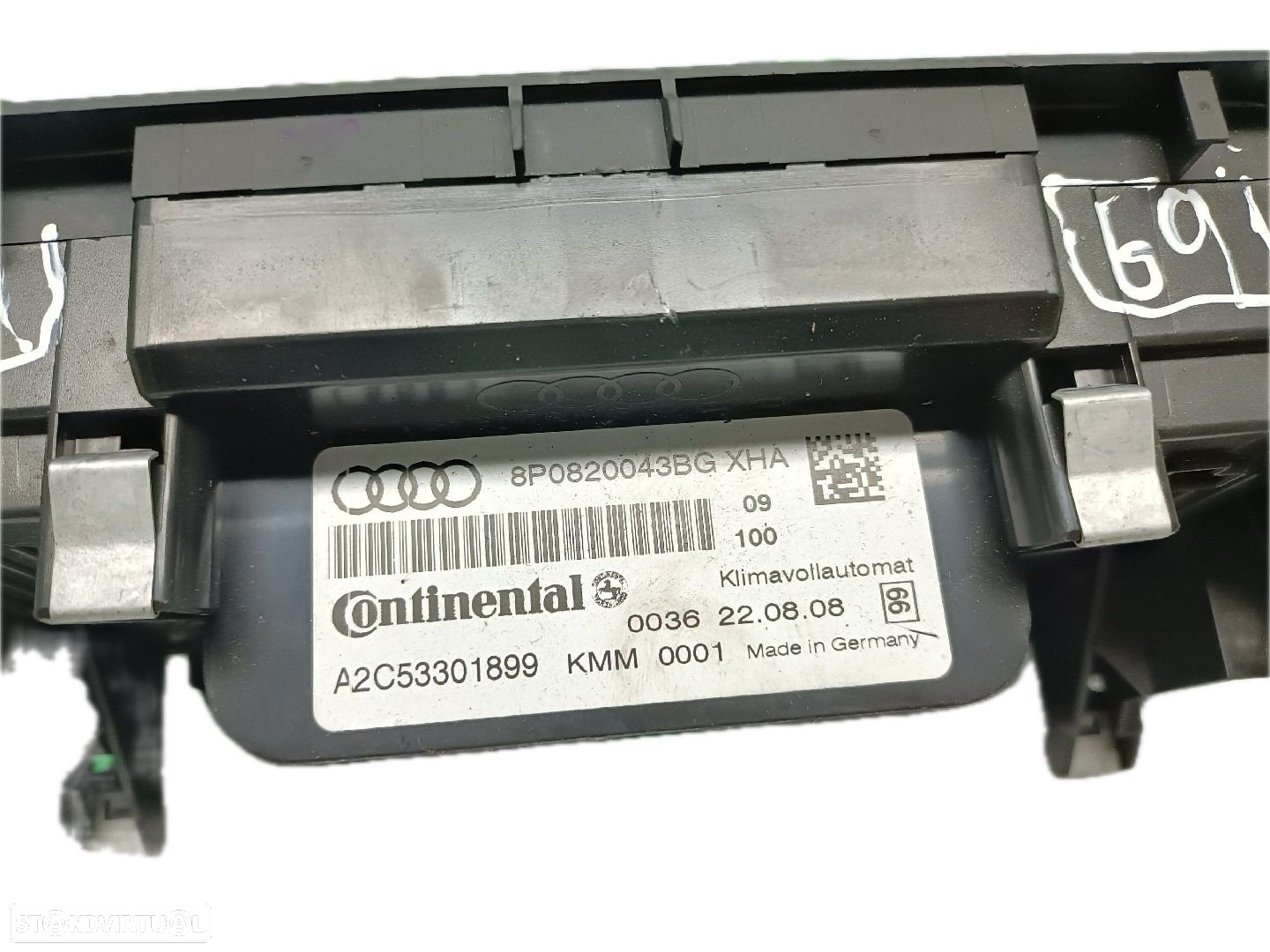 Comando / Botão De Sofagem / Climatronic Audi A3 Sportback (8Pa) - 3