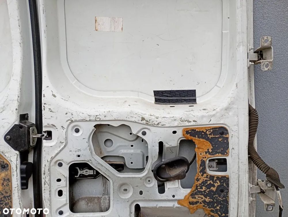 drzwi tylne lewe tył kompletne renault kangoo ii iii 2008-2021 białe - 8