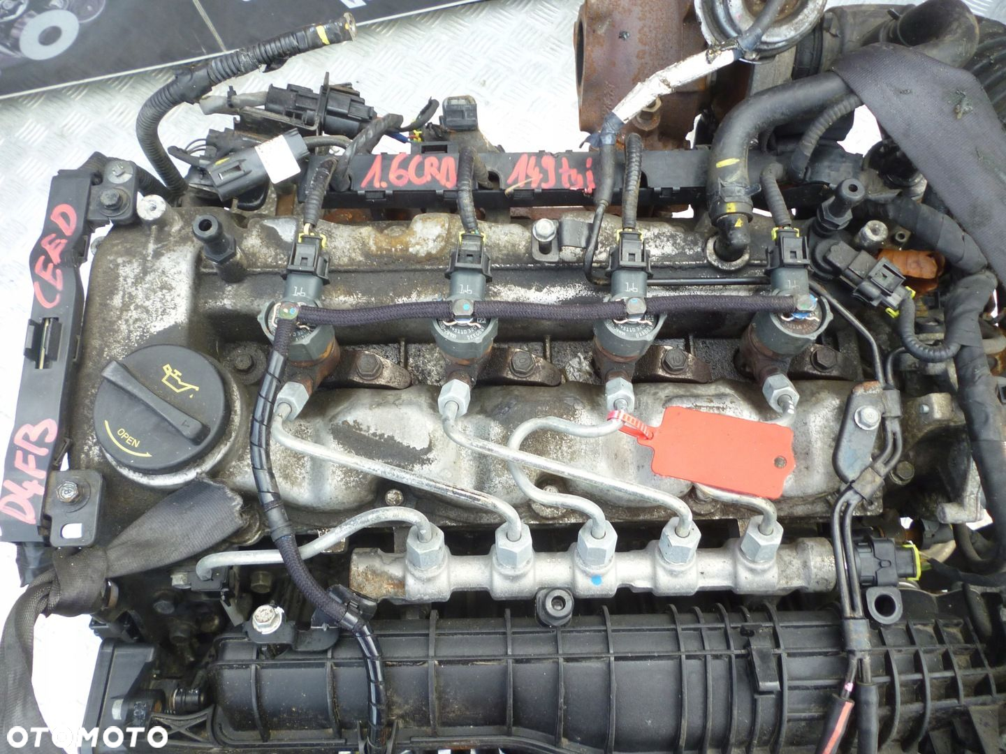 SILNIK KOMPLET KIA CEED 1.6 CRDI D4FB 12r. 149 TYS - 2