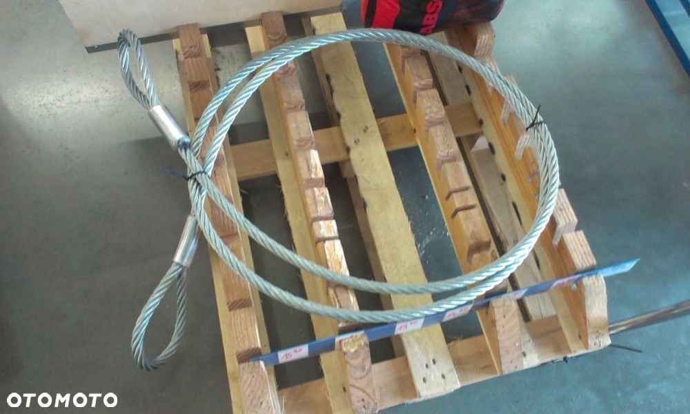 HOL Ciężarowy TIR - 5 metrów - STALOWA Lina Holownicza  BARDZO WYTRZYMAŁA 30 TON  Koparka Betoniarka - 2