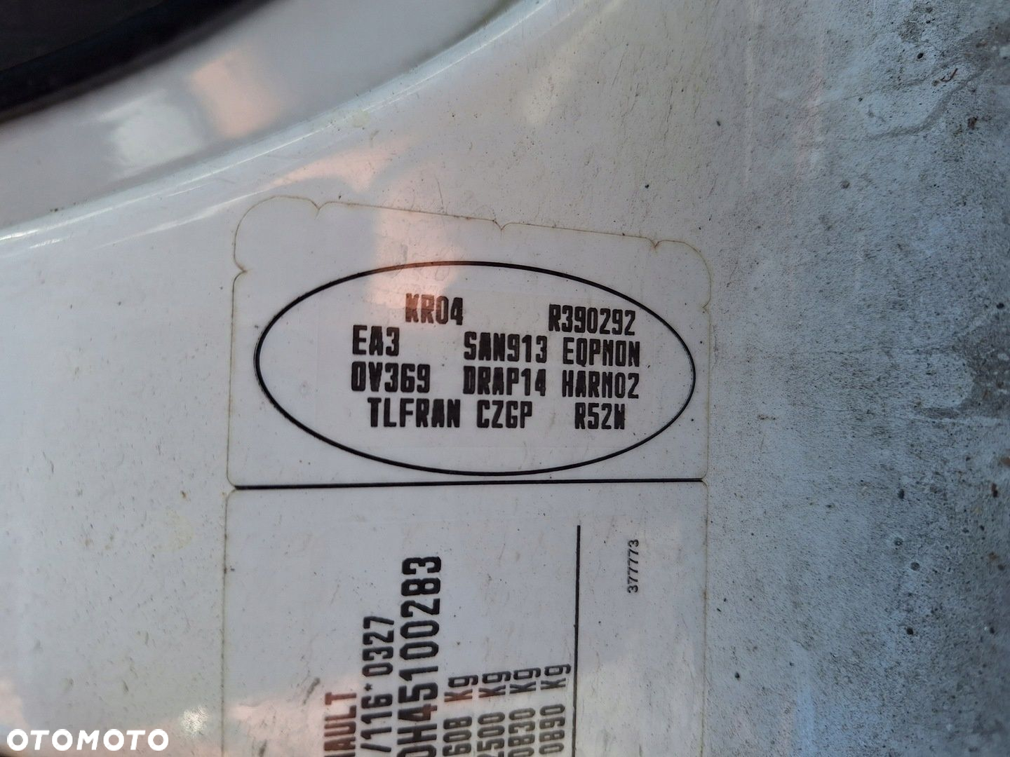 RENAULT CLIO 3 III 5DKBI BIAŁE DRZWI PRZÓD LEWE OV369 0V369 - 15