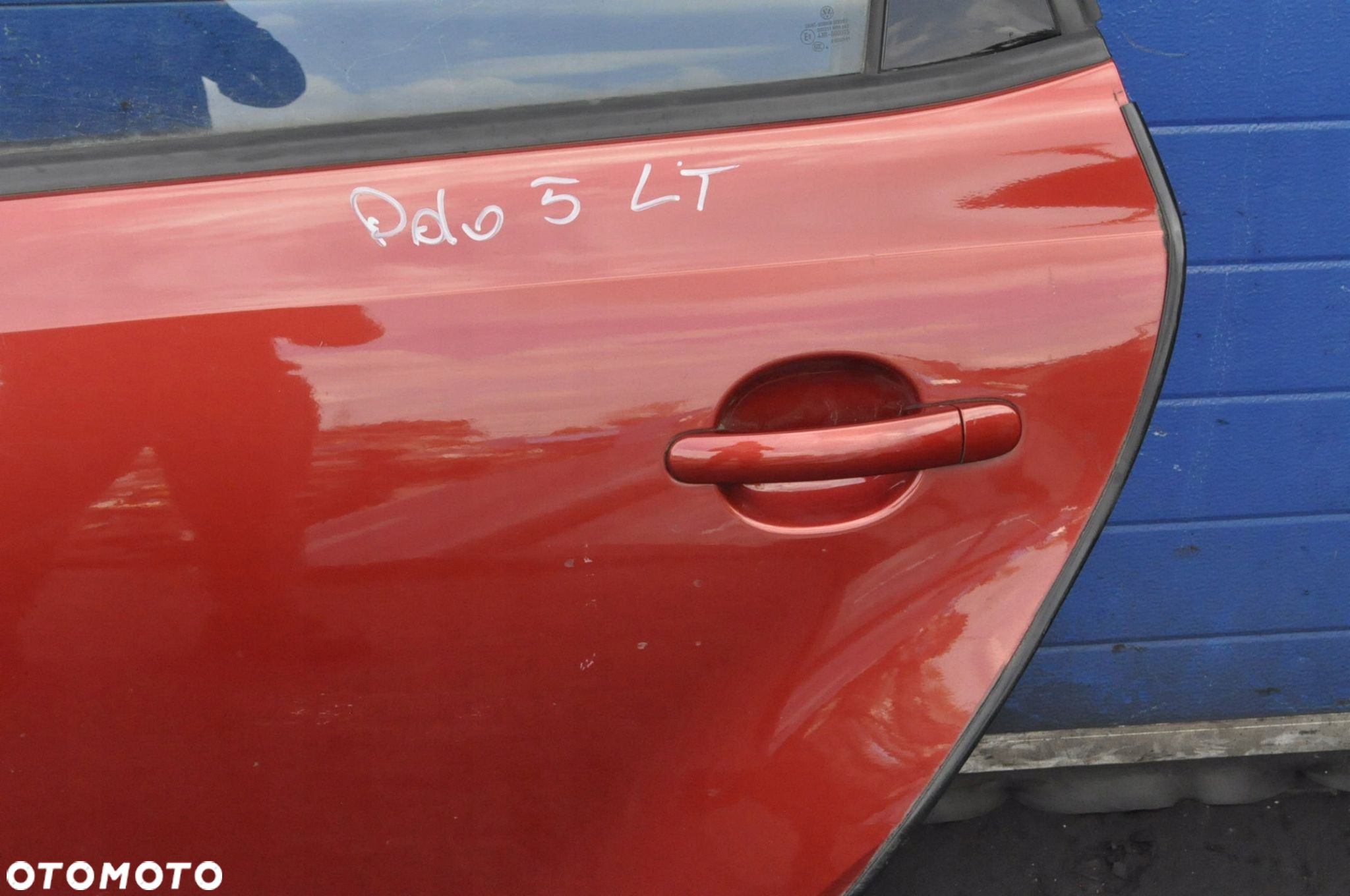 VOLKSWAGEN POLO V DRZWI LEWY TYŁ TYLNE KPL 5D - 4