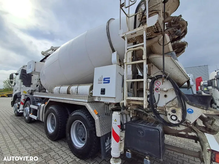 Volvo fmx 420 8x4 cu pompa turnare 4z28 si mixer beton sermac euro 6 automat - 15