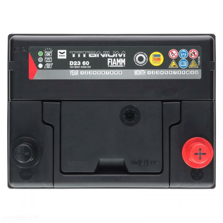 Akumulator FIAMM BLACK D2360 12V 60Ah 540A (EN) - 3