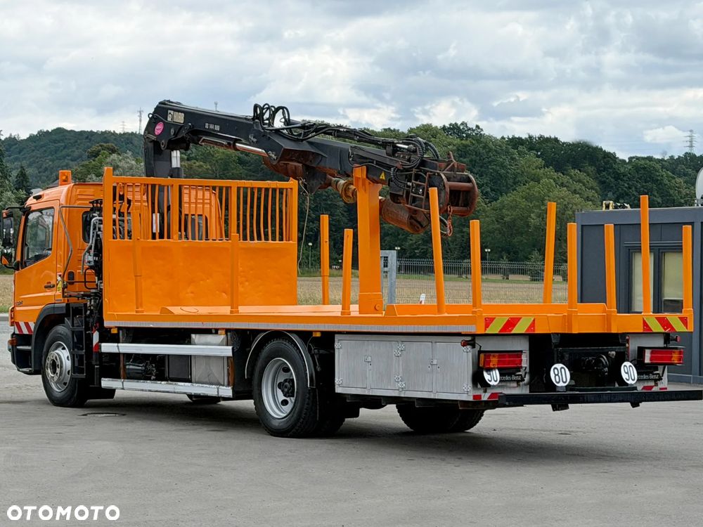 Mercedes-Benz ATEGO 1324 * SKRZYNIA 6,35 m + HIAB 144 B - DUO + WIERTNICA - 9