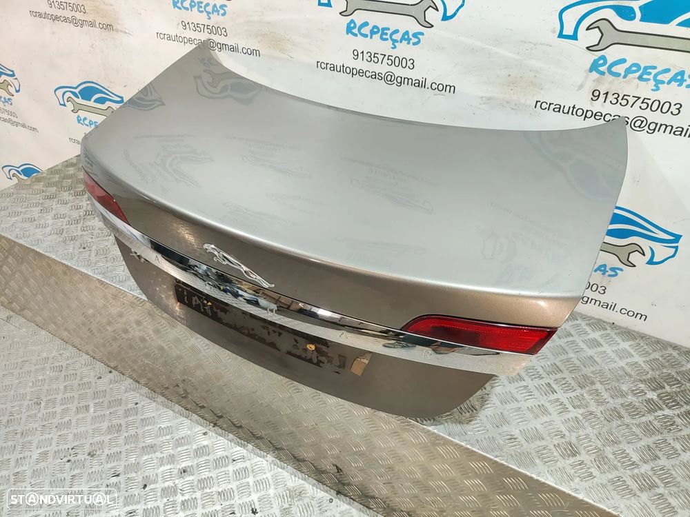 Porta Tampa Mala Jaguar XF 1 I X250 Farolins Fecho Puxador - 6