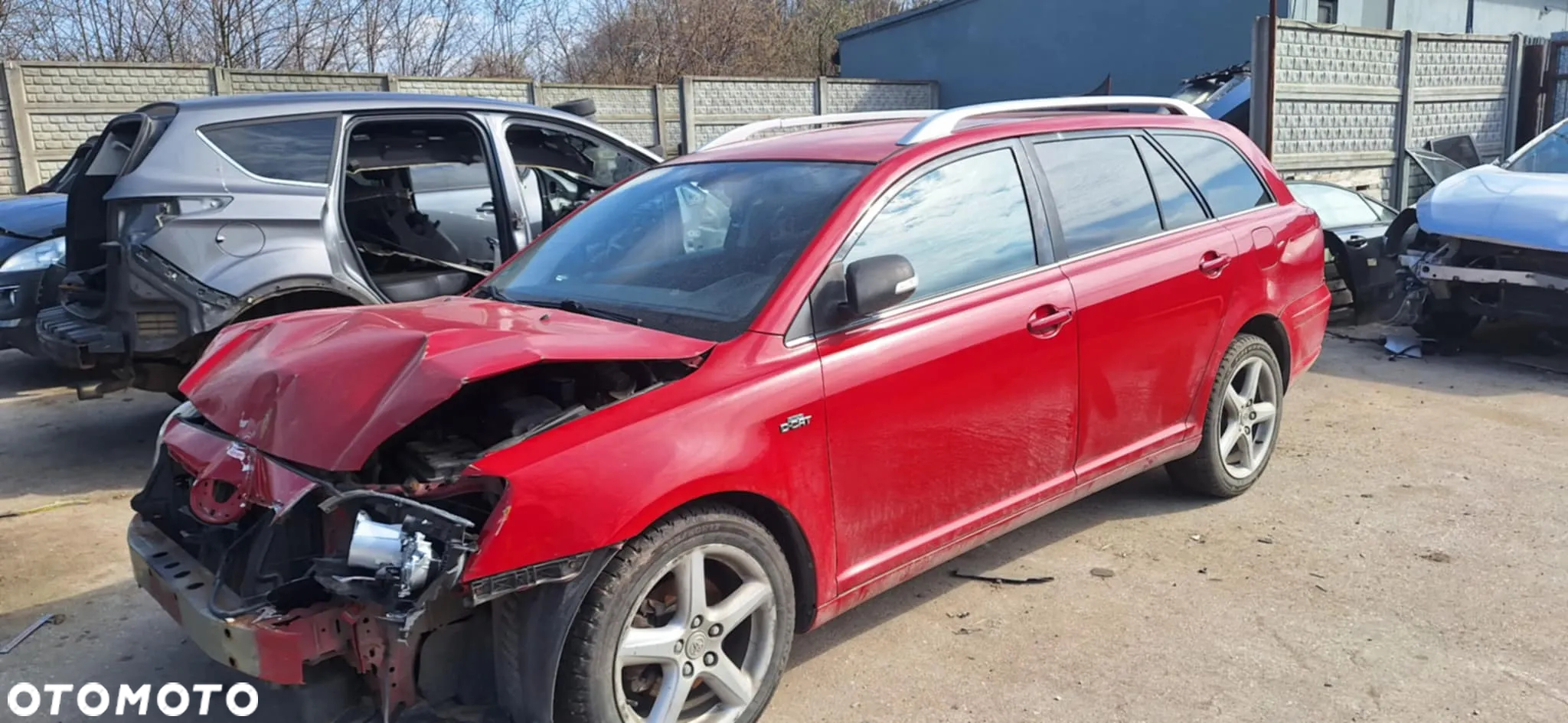 TOYOTA AVENSIS T25 3J6 kombi lift zderzak tył komplet - 7