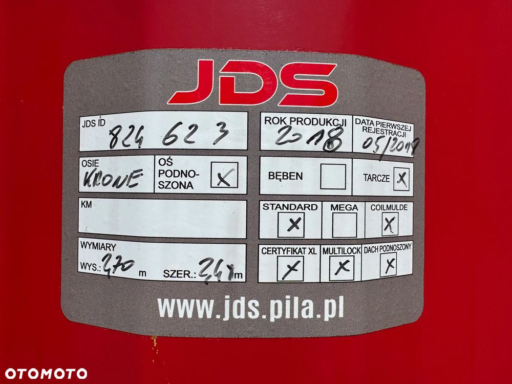 Krone SD Firanka ,Coilmulde!!, Dach podnoszony - 28