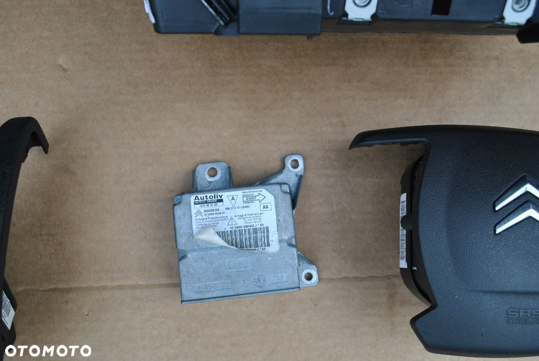 CITROEN C5 III DESKA KONSOLA AIRBAG PASY KOMPLET - 3