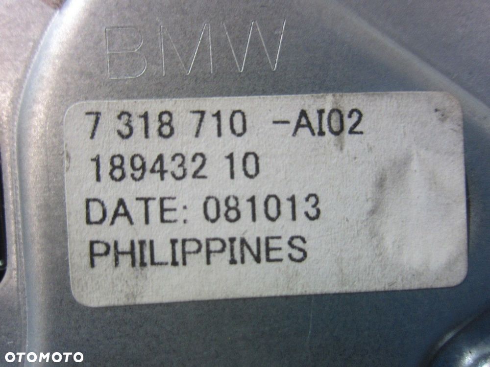 BMW X5 F15 SILNICZEK MECHANIZM WYCIERACZKI SZYBY TYLNEJ TYŁ 61627318710 - 7