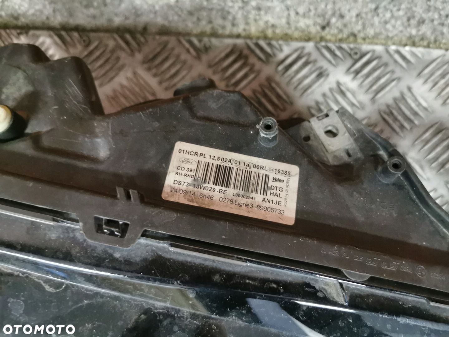 LAMPA LEWY I PRAWY PRZÓD FORD MONDEO MK5 UK DS73-13W029-BE - 5