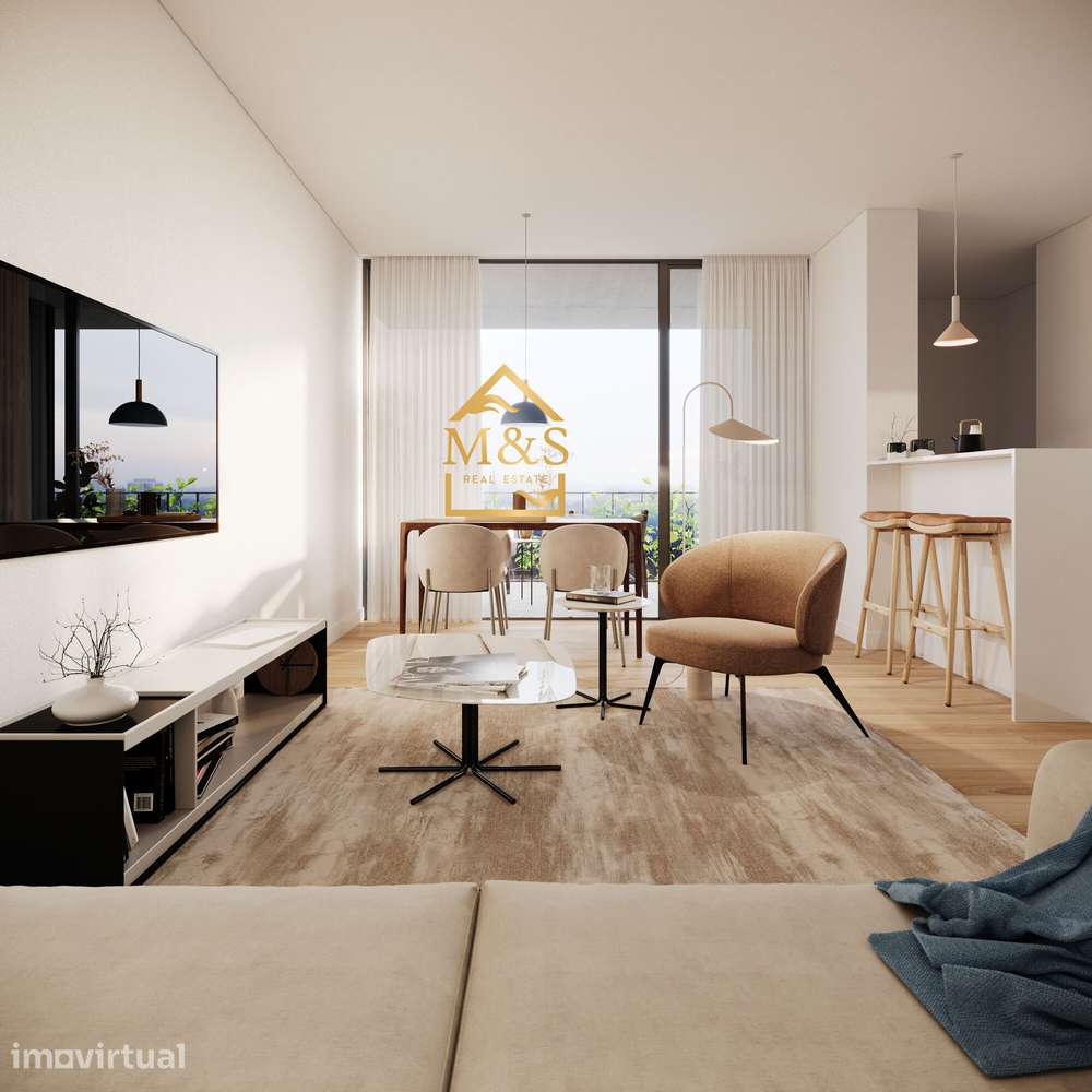 Apartamento T2+1 NOVO - 2 Lug.Garagem, Terraço - Maia - Grande imagem: 2/11