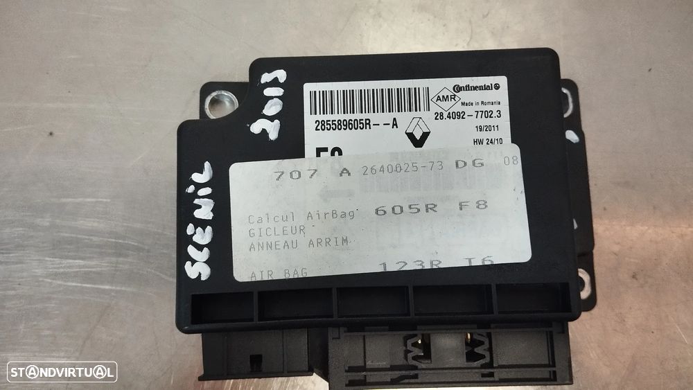 KIT DE AIRBAGS COM TABLIER RENAULT SCENIC III 09-15 - 2