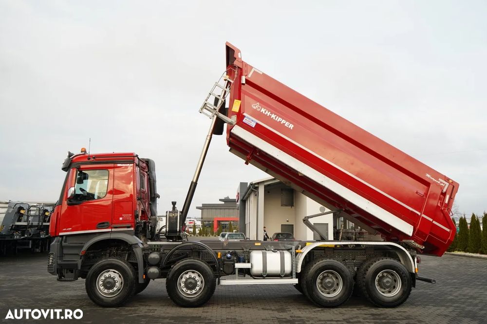 Mercedes-Benz AROCS 4145 / 8x8 / BASCULATOR SPATE / KH KIPPER / MANUAL / EURO 6 - 2
