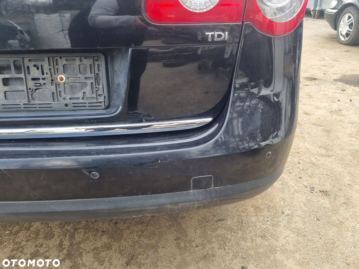 VOLKSWAGEN PASSAT B6 05-10 2010 r. LIFT LC9X KOMBI ZDERZAK TYŁ TYLNY PDC - 7