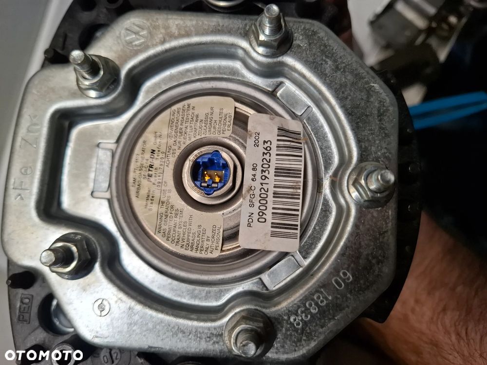 PODUSZKA POWIETRZNA AIRBAG KIEROWCY VW GOLF V TOURAN CADDY POLO 9N SLASK WYSYLKA - 4