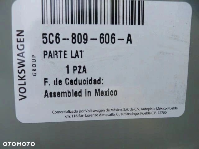 JETTA 5C 5C6 11-17 PRÓG Słupek prawy przedni przód - 3