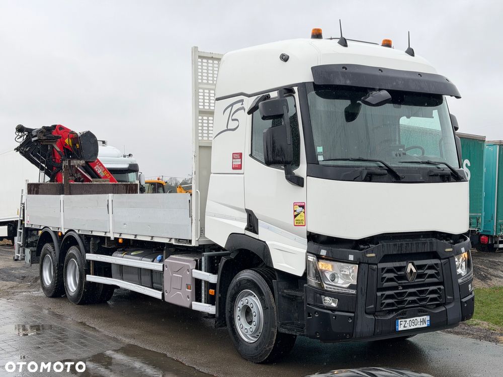 Renault C380 6X2 // SKRZYNIOWY + HDS PALFINGER PK17.001 SLD3 // SUPER STAN