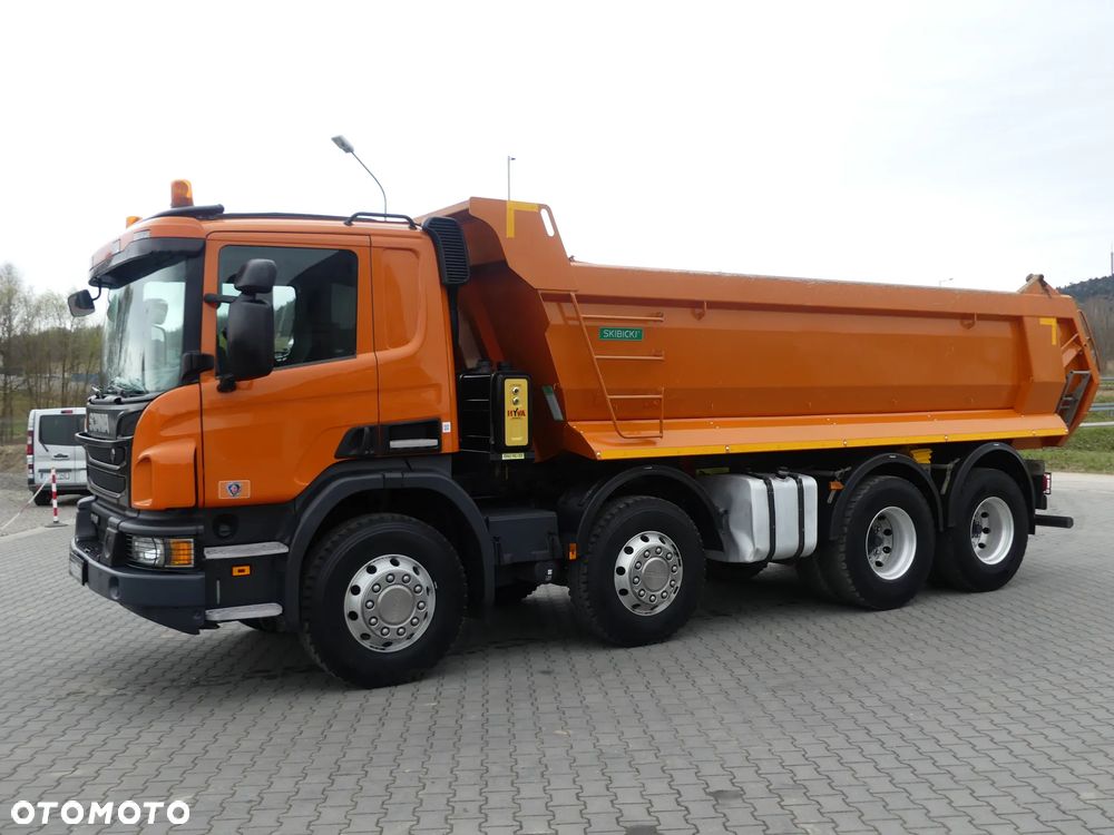 Scania P410 8x4 / WYWROTKA / ALUFELGI / MANUAL / EURO 6 / - 12