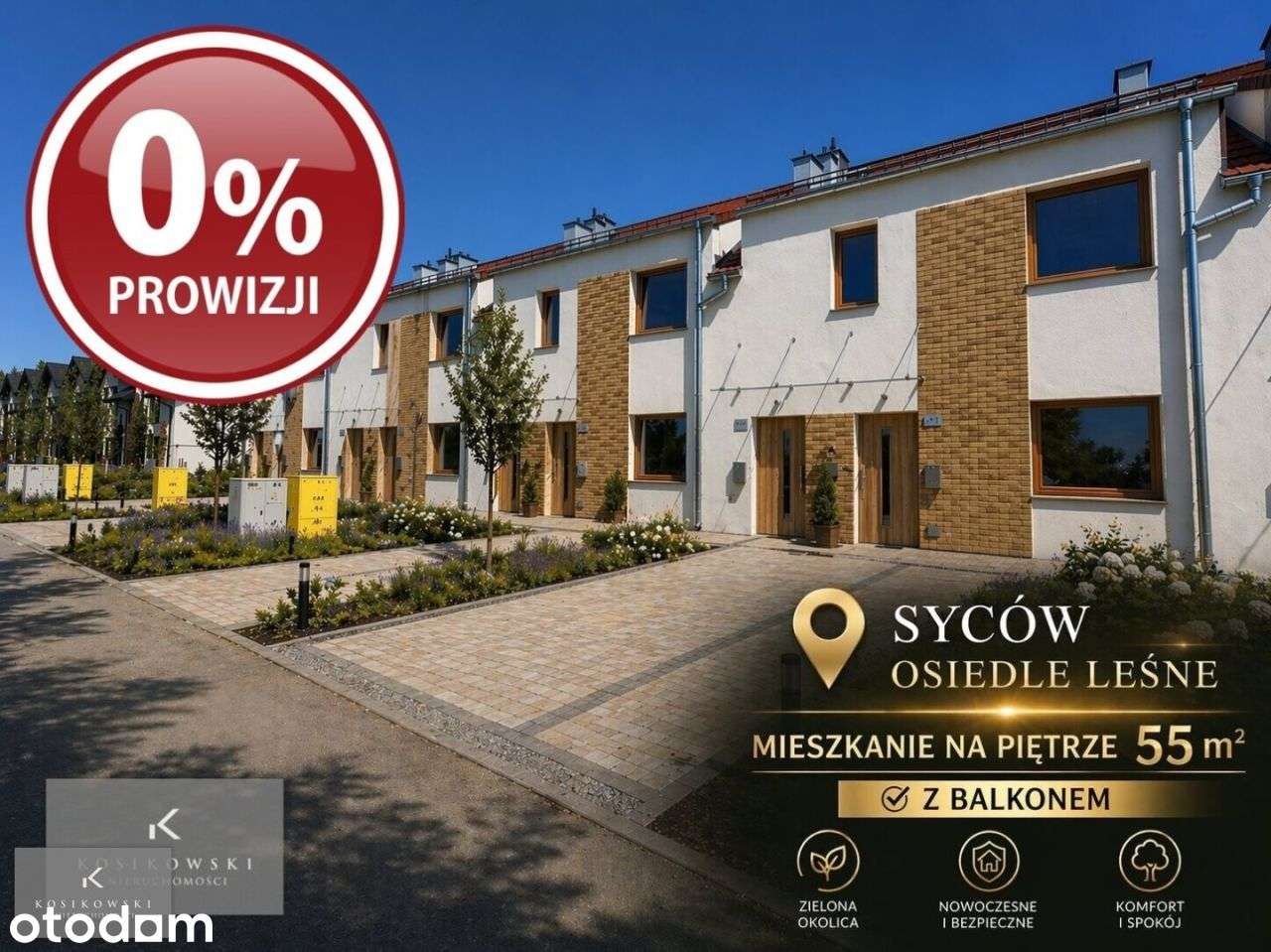 Nowe mieszkania 55 m2, Syców.