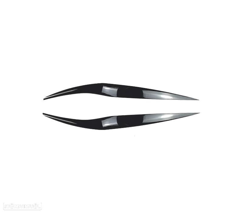 PESTANAS DE FARÓIS FORD FIESTA MK7 13-14 PRETO - 2