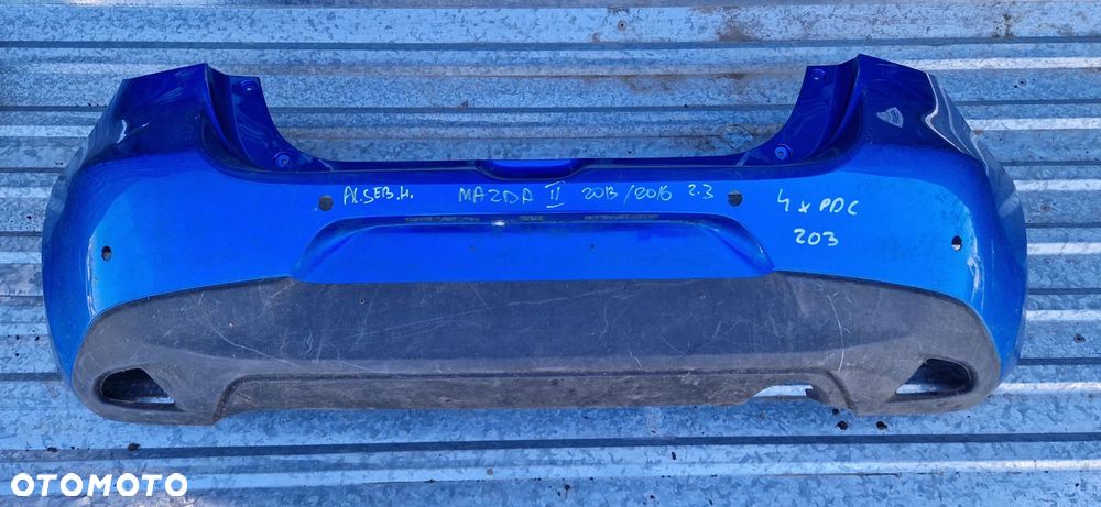 Zderzak Tył Mazda 2 2014-2019r - 1