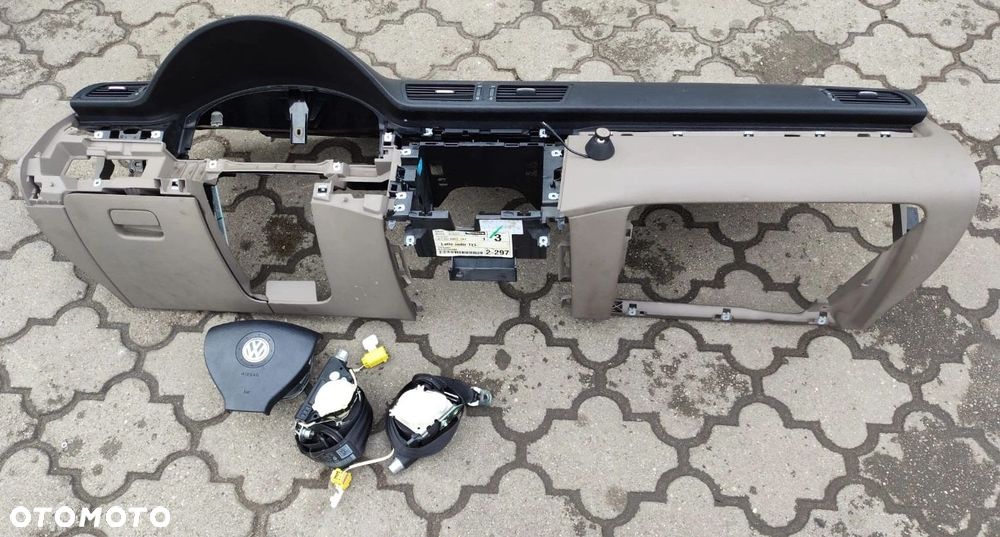 . Passat B6 deska poduszka kierowcy pasażera pasy sensor oryginał nie naprawiana Volkswagen. - 1