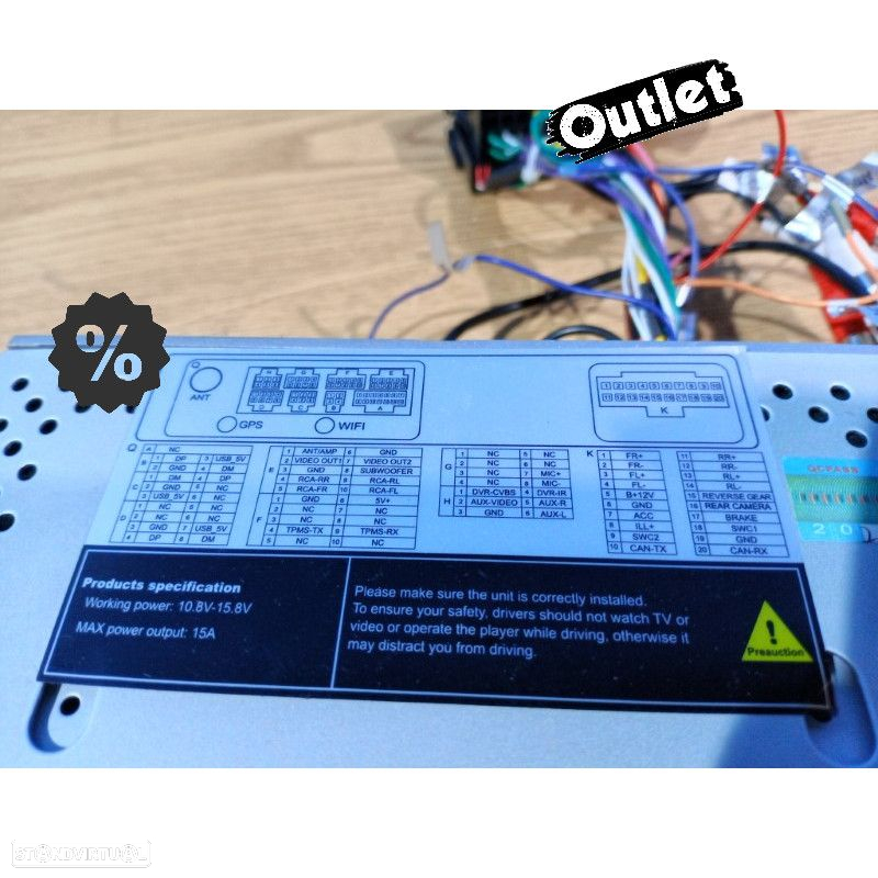 M000329L2 AUTO RADIO GPS 2DIN ANDROID 12 OCTA-CORE PARA AUDI A3 8P 8PA 03-12 USB - 3