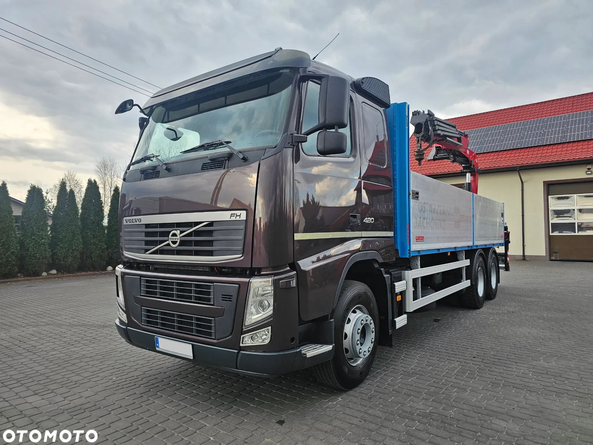 Volvo FH 420 6X4+HDS HMF18000 12,5m Składany w Z - 6
