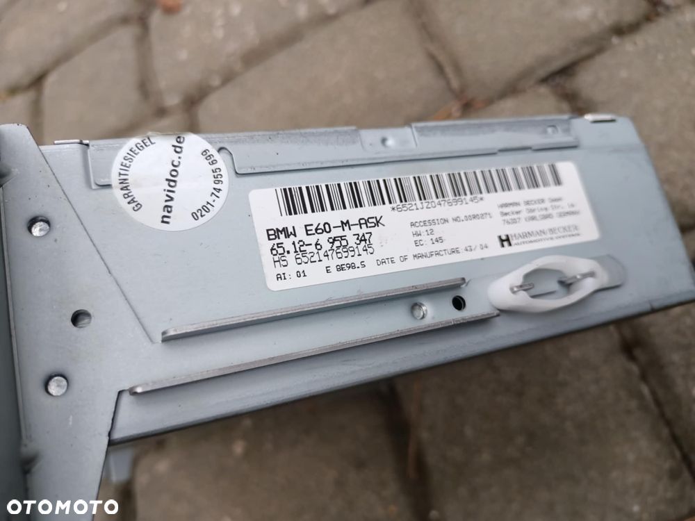 Nawigacja nawi czytnik DVD BMW E60 E61 M-Ask 6955347 - 2