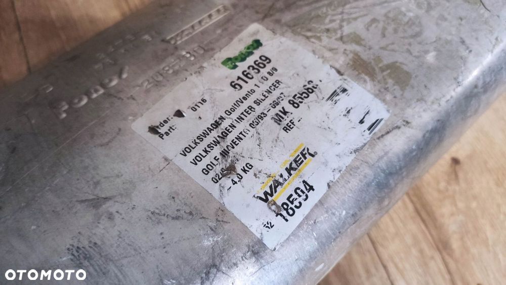 TŁUMIK ŚRODKOWY VW VENTO 1.8 1.9 D ORG WALKER - 3