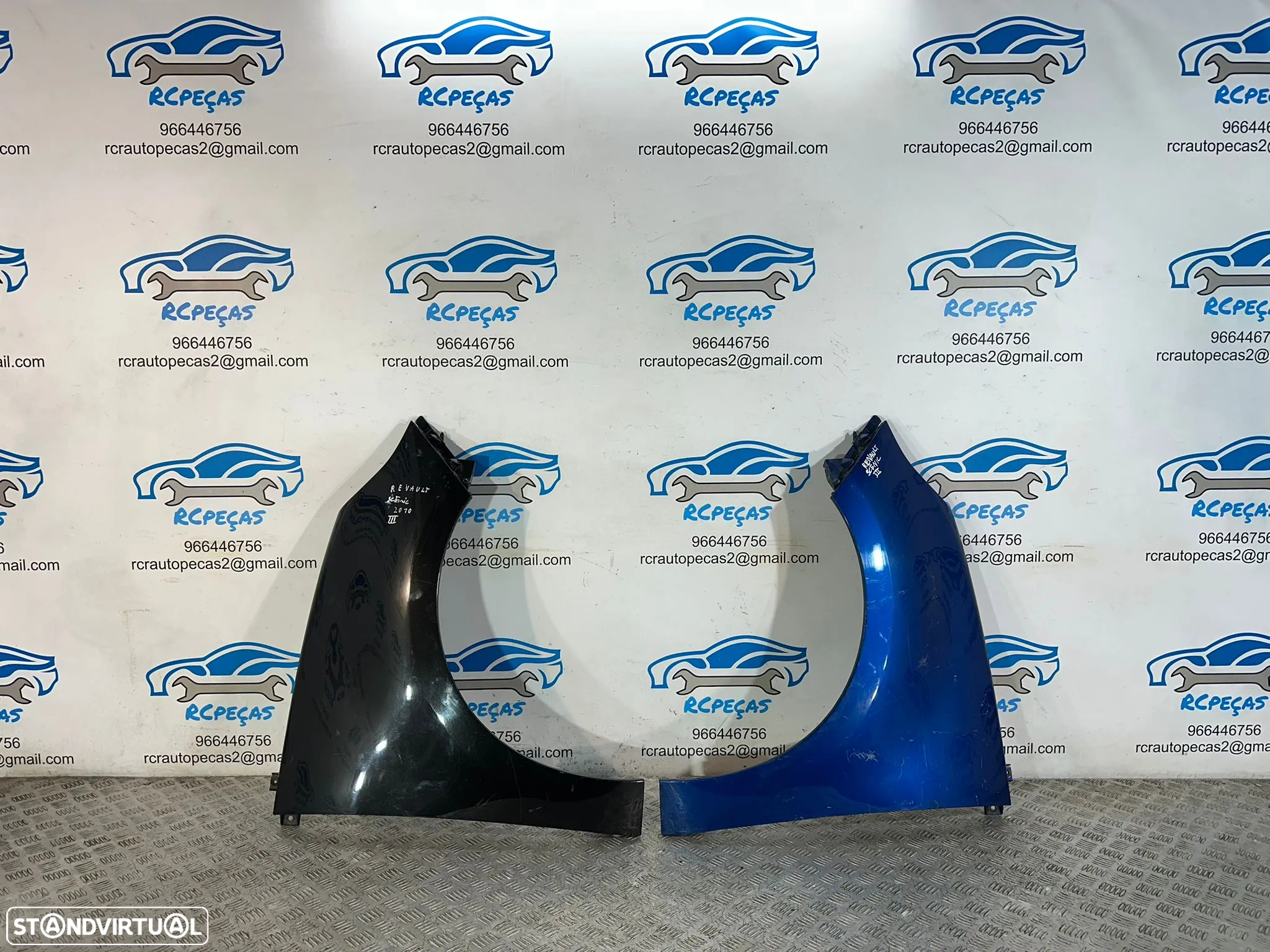 .Guardalamas Frente Frontal Esquerdo Direito Original Renault Scenic 3 631000010R 631010010R 2009 - 2016 - 2