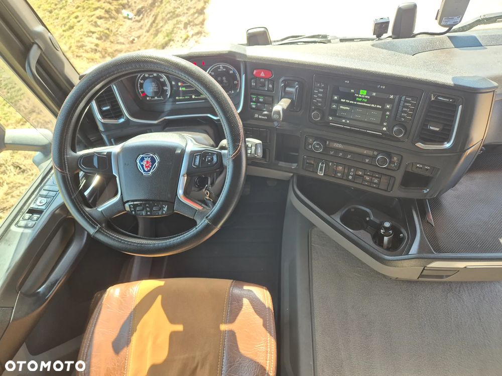 Scania R450 MEGA LOW DECK RETARDER Salon Polska DUŻE KOTŁY - 14