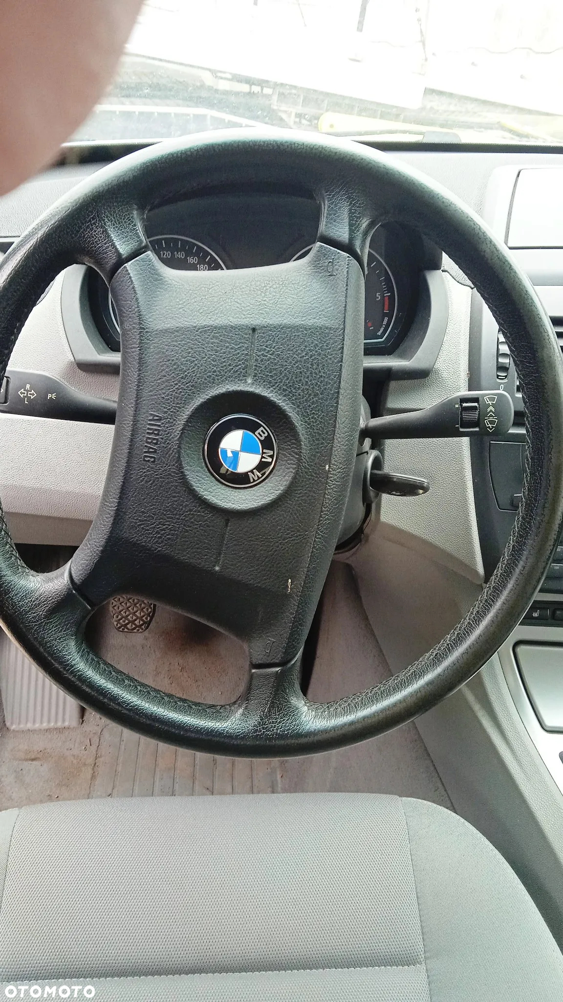 Na części BMW X3 E83 3.0 D M57N2 Bluewater metallic zderzak maska błotnik drzwi klapa bagażnika szyba czołowa karoseryjna fotel kanapa deska rozdzielcza pas przedni - 8