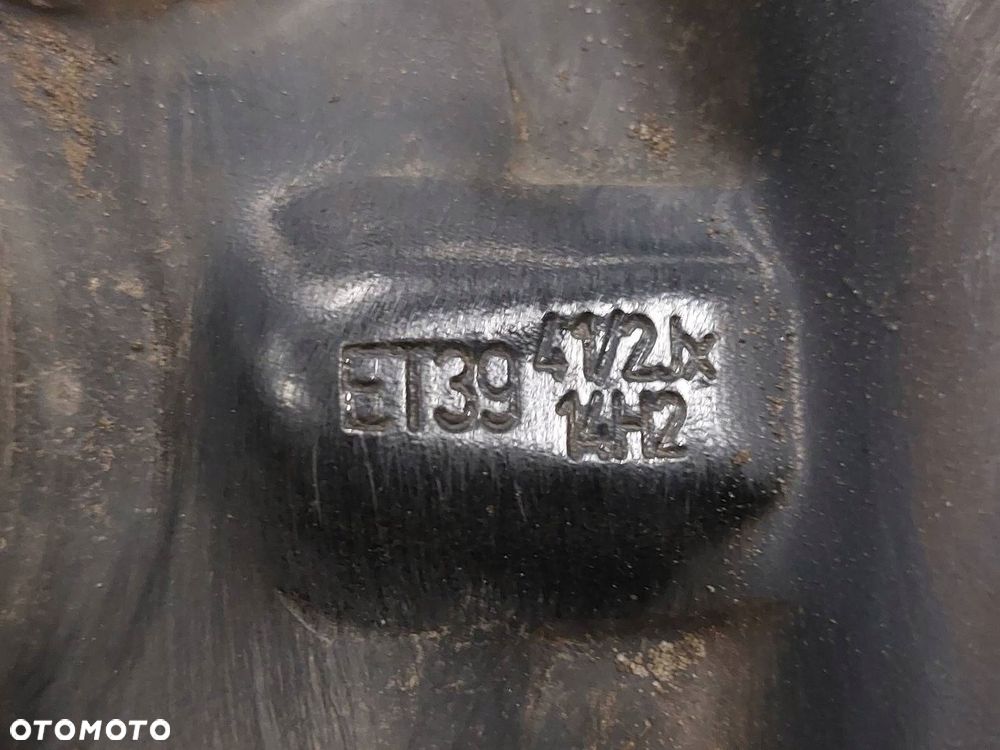 FELGA STALOWA 1 SZT 4X100 4,5Jx14 ET39 FI54,1 MAZDA 2 DE - 6